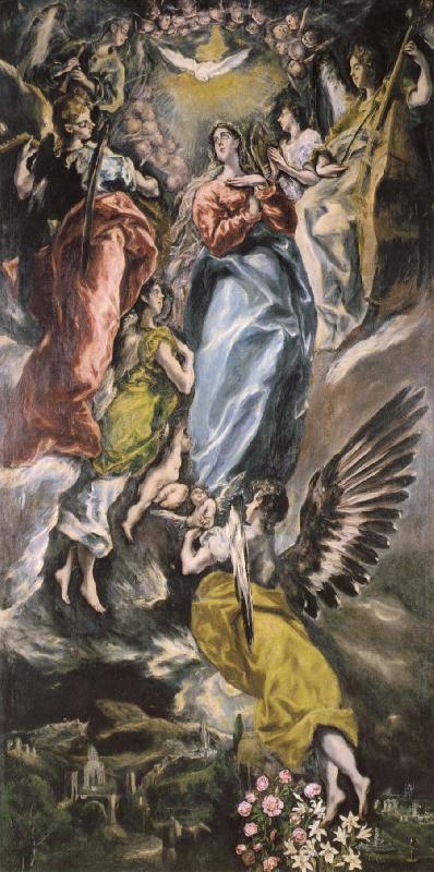 El Greco The Immaculate Conception Sweden oil painting art